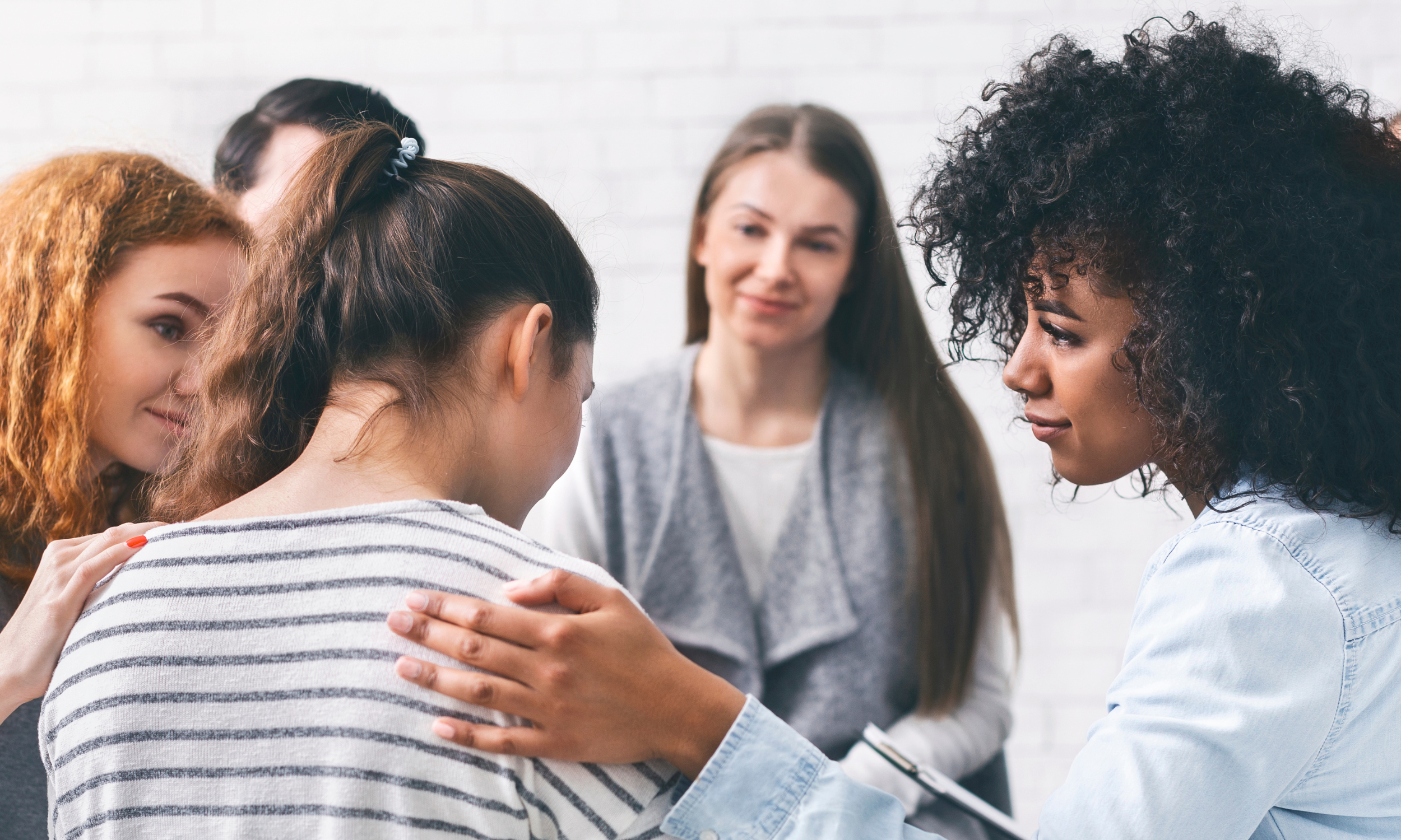 Comforting therapy group at Manhattan center, supportive cbt for anxiety nyc, diverse group, compassionate interaction Comforting therapy group at Manhattan center, supportive cbt for anxiety nyc, diverse group, compassionate interaction