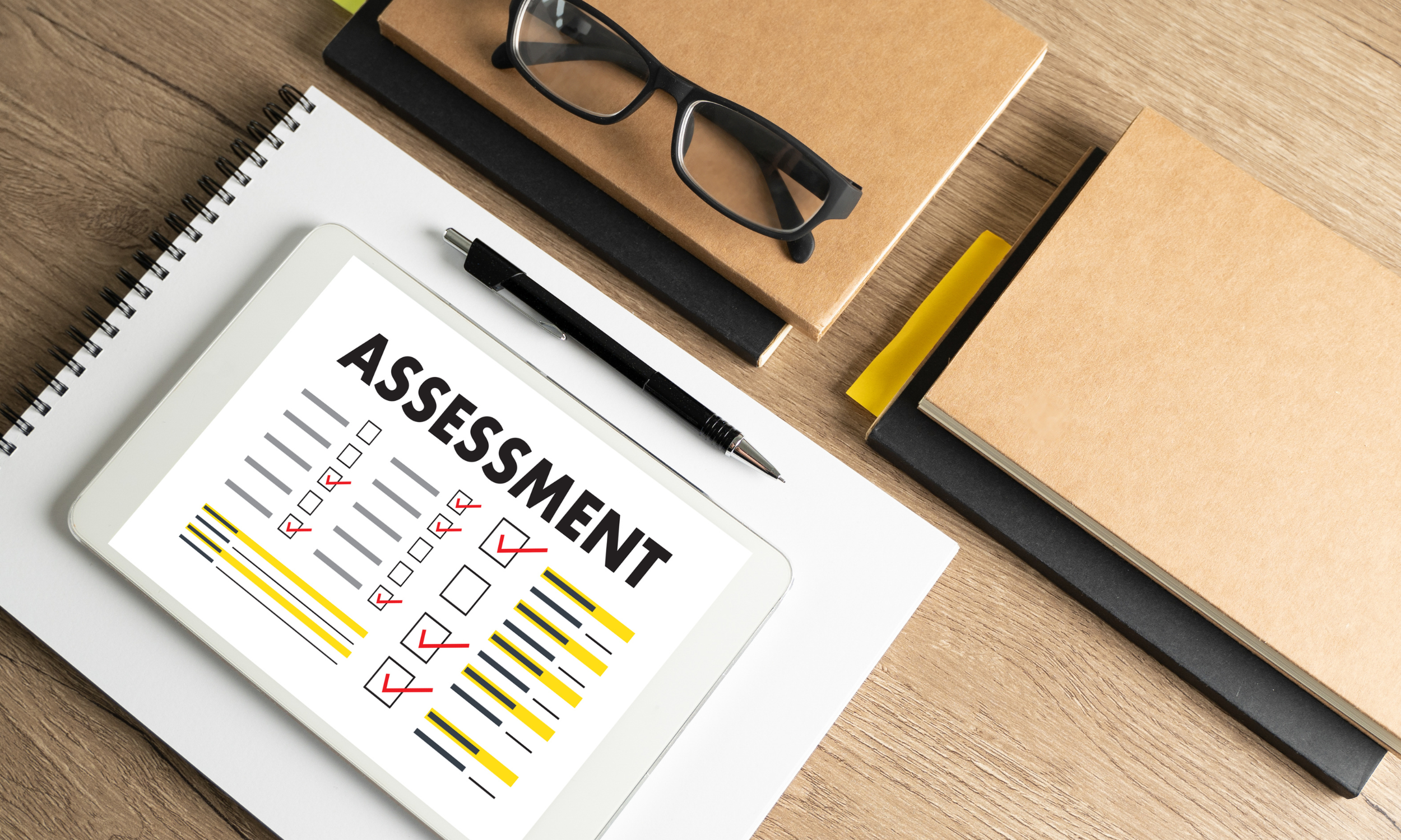 professional clinician conducting an assessment interview for depression — initial evaluation in behavioral therapy.