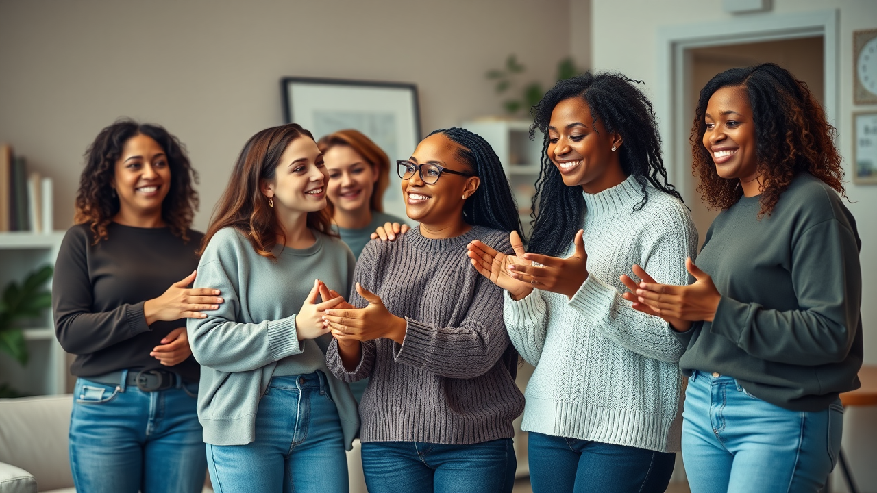 Diverse, compassionate team of relationship therapist Brooklyn experts, positive interaction, community clinic setting, inclusive counseling environment