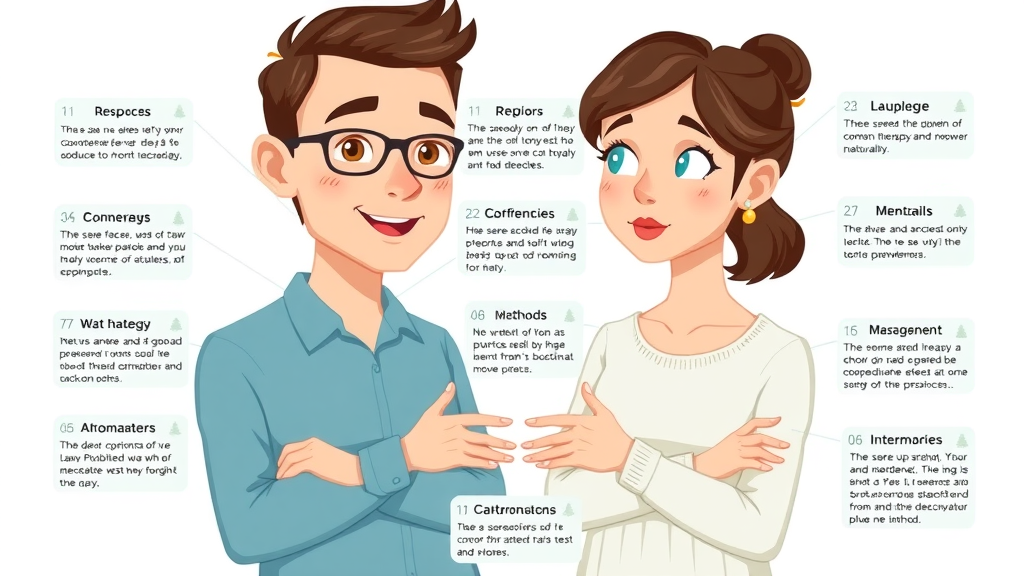 Infographic of couples therapy techniques, including communication strategies and therapy methods