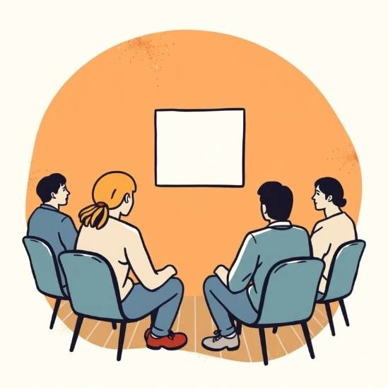 Engaging mental health therapy workshop fostering emotional well-being.